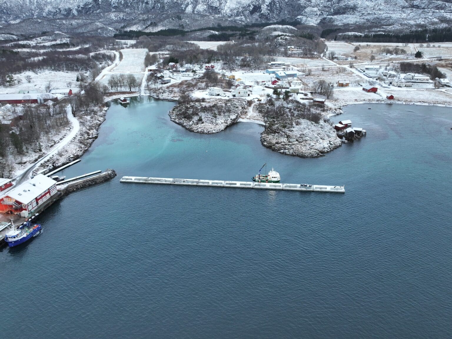 Ny båthavn sett fra oven